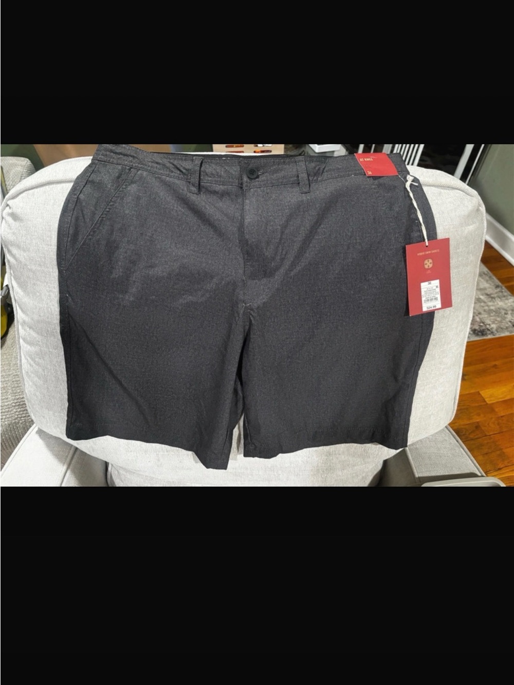Men's gray hybrid shorts